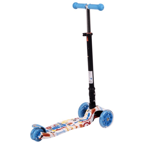 Trotinetă pentru copii cu trei roți Lorelli Rapid (10390040003) Tracery 5 ani, 50 kg, Din plastic cu silicon photo 3