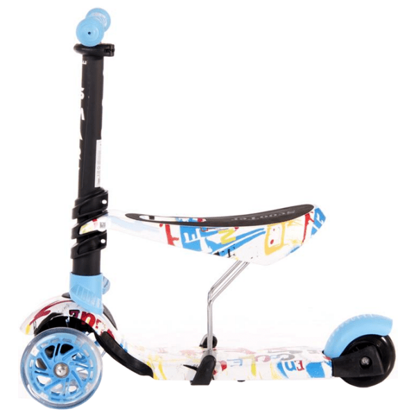 Trotinetă pentru copii cu trei roți Lorelli SMART (10390020003) Tracery 3 ani, 20 kg, Din plastic cu silicon photo 2