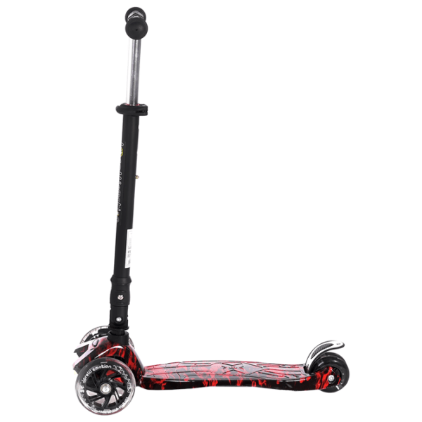 Trotinetă pentru copii cu trei roți Lorelli Rapid (10390040013) Red 5 ani, 50 kg, Din plastic cu silicon photo 2