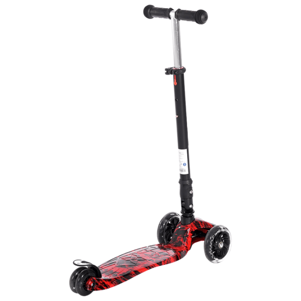 Trotinetă pentru copii cu trei roți Lorelli Rapid (10390040013) Red 5 ani, 50 kg, Din plastic cu silicon photo 3