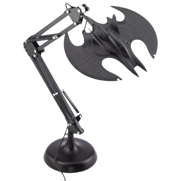 Lampă de masă fan Paladone Batwing Posable Desk V2 Black Rețea photo 1