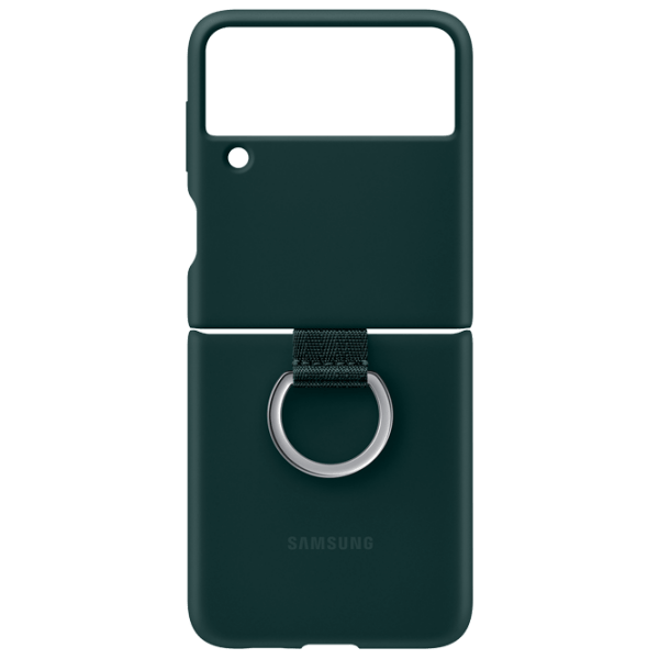 Husă pentru smartphone Samsung Galaxy Flip3 (EF-PF711TGEGRU) Green Samsung, Silicon, Back photo 1
