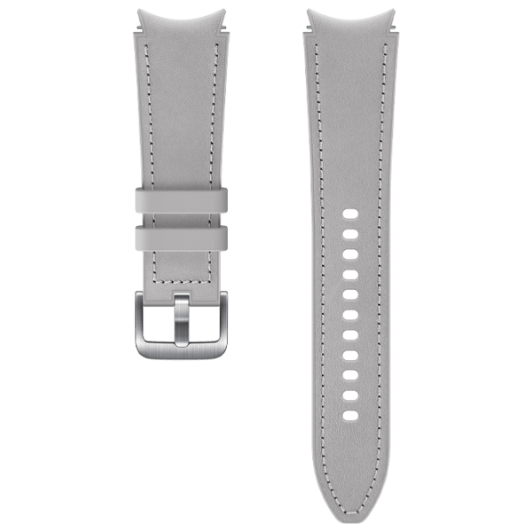 Curelușă Samsung Galaxy Watch 4 ET-SHR89LSEG Silver Gray Leather photo 1