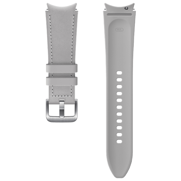 Curelușă Samsung Galaxy Watch 4 ET-SHR89LSEG Silver Gray Leather photo 2
