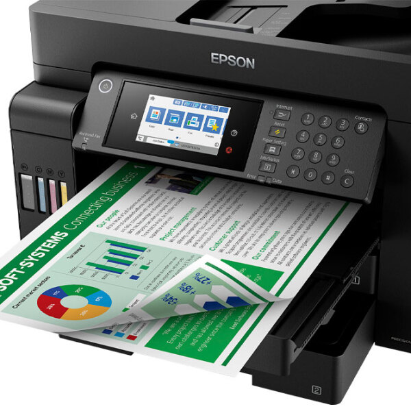 МФУ Epson L15150 Черный Струйный, Цветная, 2400 x 1200 dpi photo 4