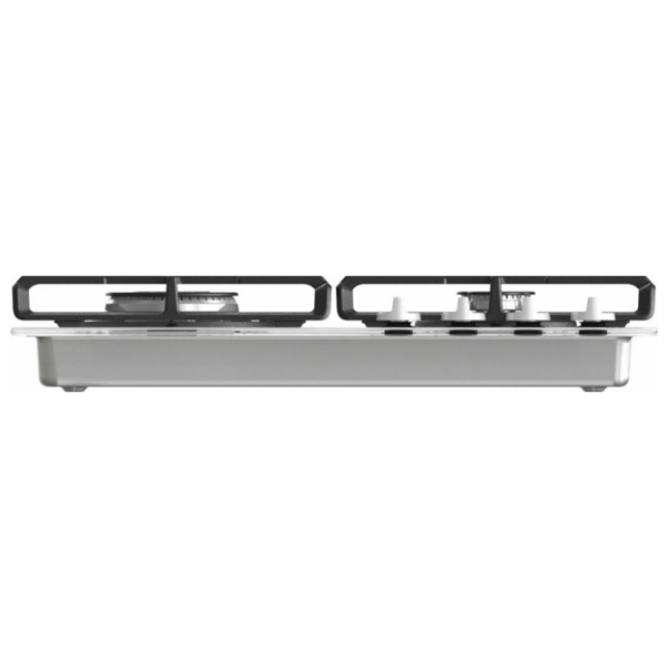 Plită încorporabilă pe gaz Gorenje GTW 641 EW White Sticlă călită, Gratare: Fontă photo 3
