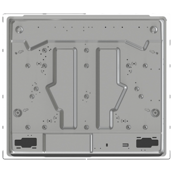 Plită încorporabilă pe gaz Gorenje GTW 641 EW White Sticlă călită, Gratare: Fontă photo 4