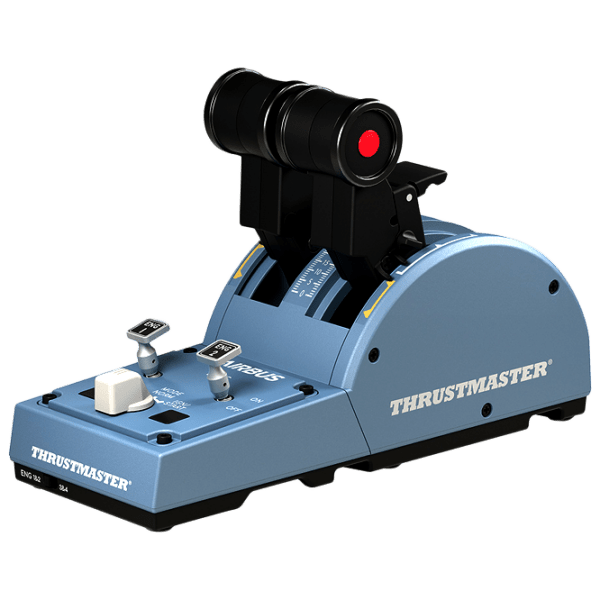 Joystick Thrustmaster TCA Quadrant Airbus Edition Blue Cu fir / 16 buttons photo 1