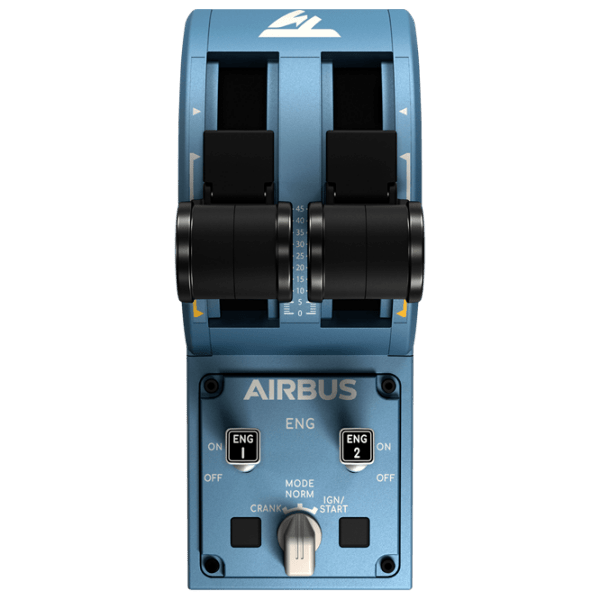 Joystick Thrustmaster TCA Quadrant Airbus Edition Blue Cu fir / 16 buttons photo 5