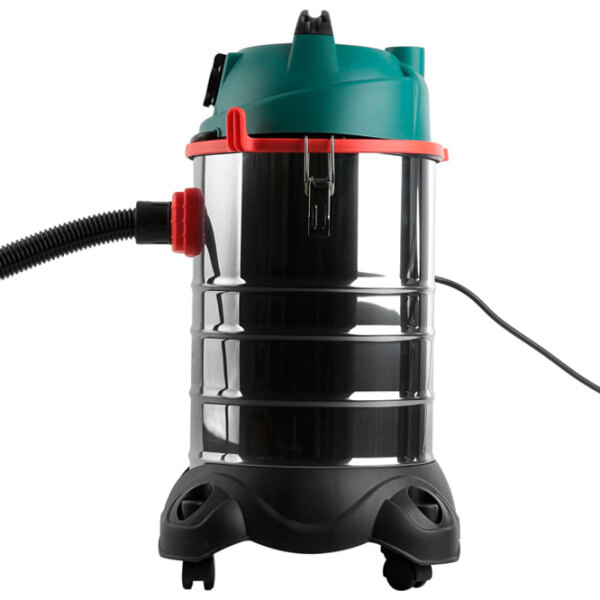 Промышленный пылесос Hammer Flex PIL30A Нержавеющая сталь 1400 Вт, Сухая, Уборка жидкости, Мешок/30 л photo 4