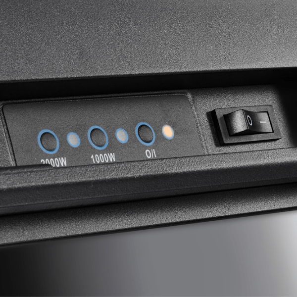 Șemineu electric Electrolux EFP/ P-2520LS Black 2000 W, 25 m&sup2;, Electronic photo 4