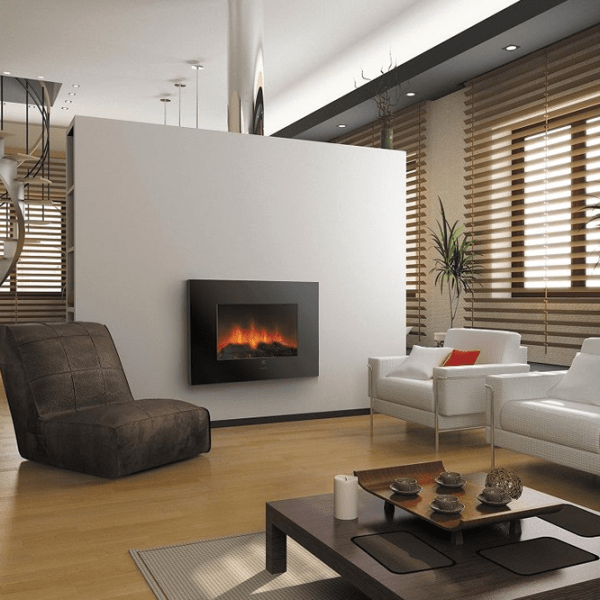 Șemineu electric Electrolux EFP/ W-1250ULS Black 2000 W, 25 m&sup2;, Electronic photo 4
