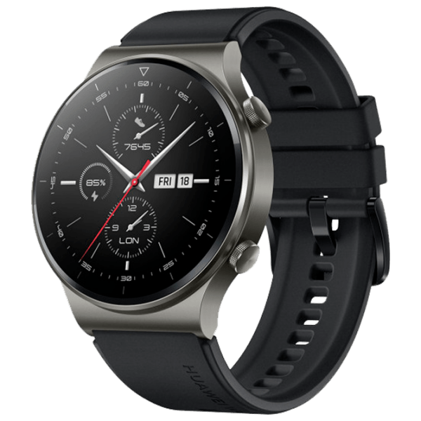 Curelușă Huawei Watch GT 2 Pro Fluoroelastomer Black  photo 3