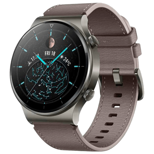 Curelușă Huawei Watch GT 2 Pro Leather Brown Piele photo 3