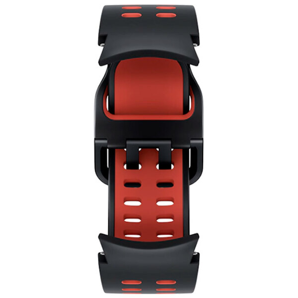 Curelușă Samsung Galaxy Watch 4 ET-SXR87LBEG Black Red Silicon photo 4