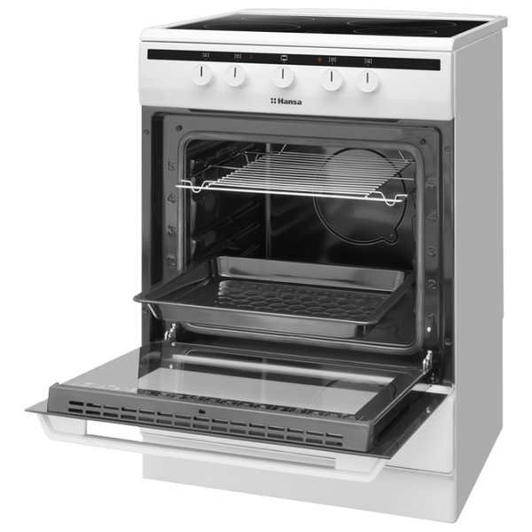 Aragaz Hansa FCCW63000 White Tipul plitei: Electrică, 68 l, Tipul cuptorului: Electric photo 2