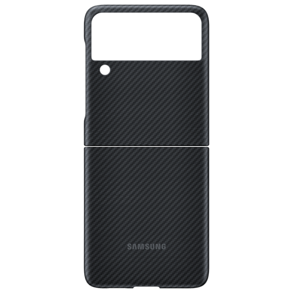 Husă pentru smartphone Samsung Galaxy Flip3 (EF-XF711SBEGRU) Black Samsung, Aramid, Back photo 1