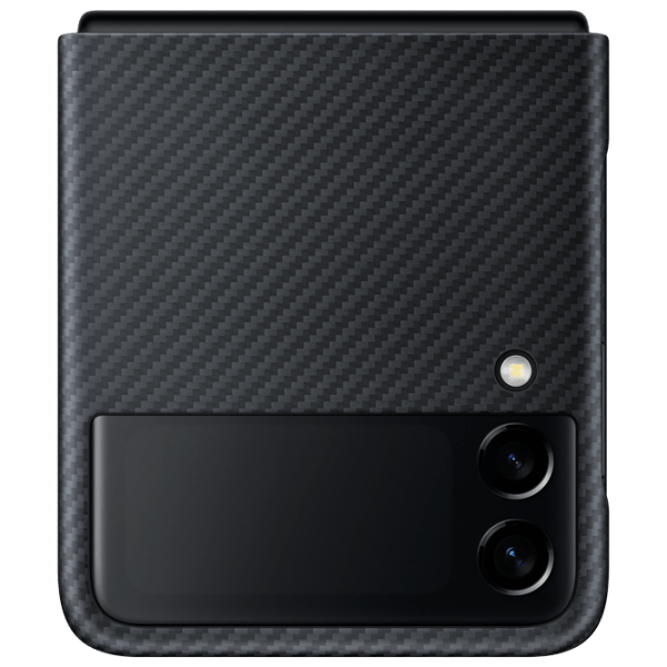 Husă pentru smartphone Samsung Galaxy Flip3 (EF-XF711SBEGRU) Black Samsung, Aramid, Back photo 3
