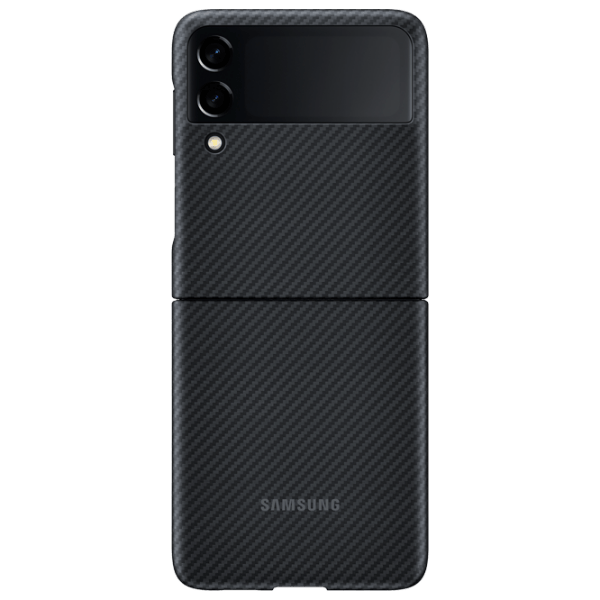 Husă pentru smartphone Samsung Galaxy Flip3 (EF-XF711SBEGRU) Black Samsung, Aramid, Back photo 4