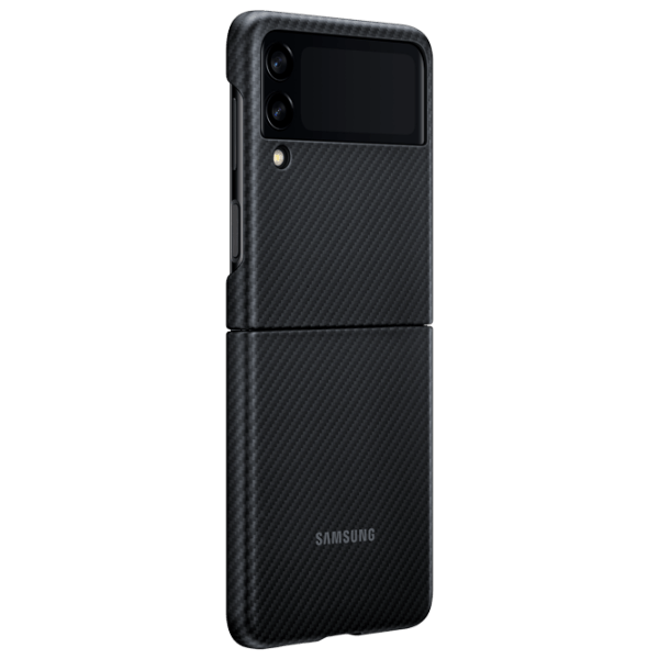 Husă pentru smartphone Samsung Galaxy Flip3 (EF-XF711SBEGRU) Black Samsung, Aramid, Back photo 6