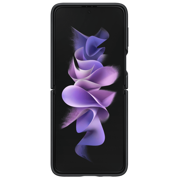 Husă pentru smartphone Samsung Galaxy Flip3 (EF-VF711LBEGRU) Black Samsung, Piele, Back photo 5