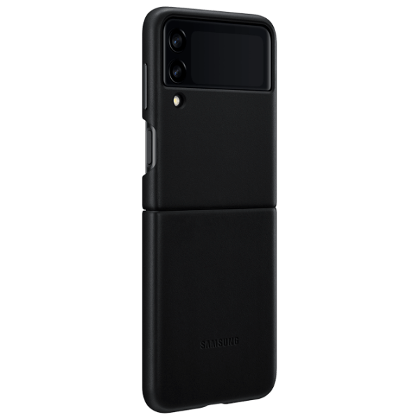 Husă pentru smartphone Samsung Galaxy Flip3 (EF-VF711LBEGRU) Black Samsung, Piele, Back photo 6