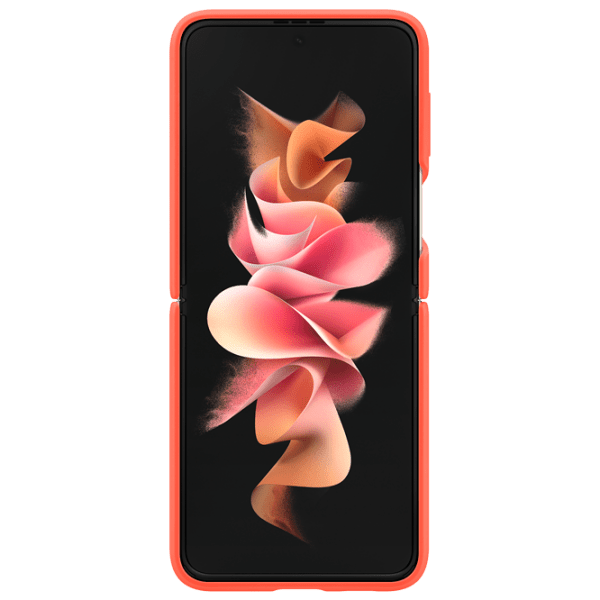Husă pentru smartphone Samsung Galaxy Flip3 (EF-PF711) Coral Red Samsung, TPU, Back photo 5