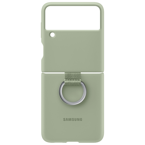 Husă pentru smartphone Samsung Galaxy Flip3 (EF-PF711TMEGRU) Olive Green Samsung, TPU, Back photo 1
