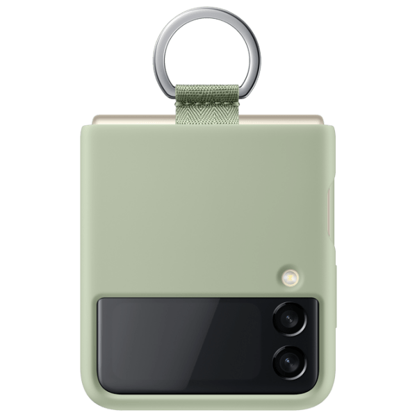Husă pentru smartphone Samsung Galaxy Flip3 (EF-PF711TMEGRU) Olive Green Samsung, TPU, Back photo 3