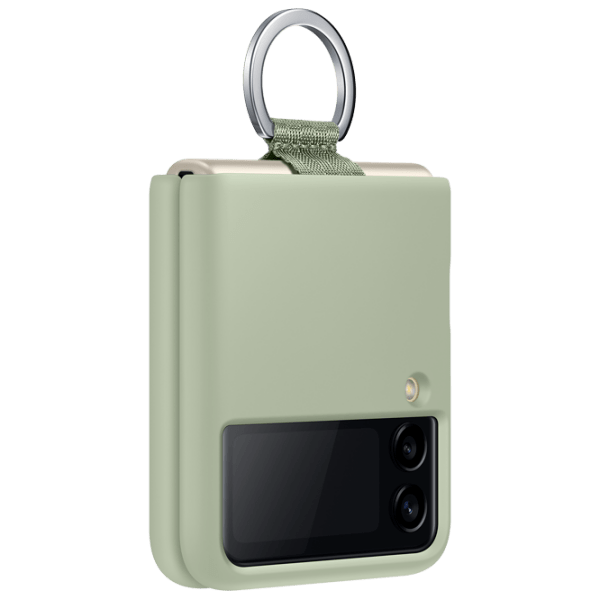 Husă pentru smartphone Samsung Galaxy Flip3 (EF-PF711TMEGRU) Olive Green Samsung, TPU, Back photo 4