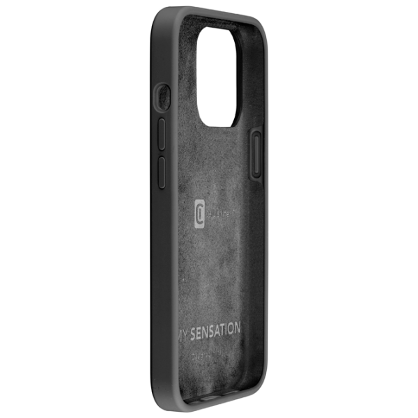 Husă pentru smartphone Apple iPhone 13 mini (SENSATIONIPH13MINK) Black Cellularline, Silicon, Back photo 3