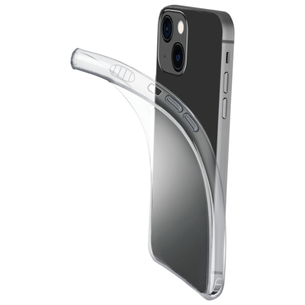 Husă pentru smartphone Apple iPhone 13 mini (FINECIPH13MINT) Transparent Cellularline, Silicon, Back photo 2