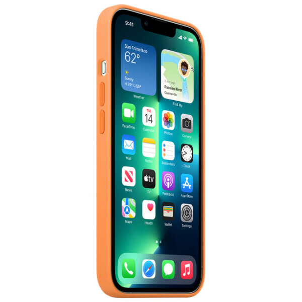 Husă pentru smartphone Apple iPhone 13 Pro Max (MM2M3ZM/ A) Marigold Orange Apple, TPU, Back photo 4