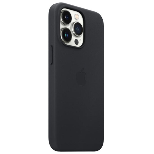 Husă pentru smartphone Apple iPhone 13 Pro Max (MM1R3ZM/ A) Midnight Black Apple, Piele, Back photo 3