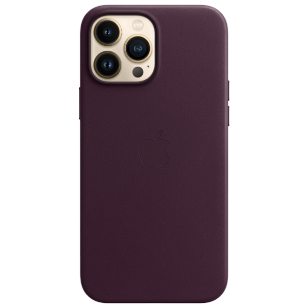 Husă pentru smartphone Apple iPhone 13 Pro Max (MM1M3ZM/ A) Dark Cherry Apple, Piele, Back photo 4