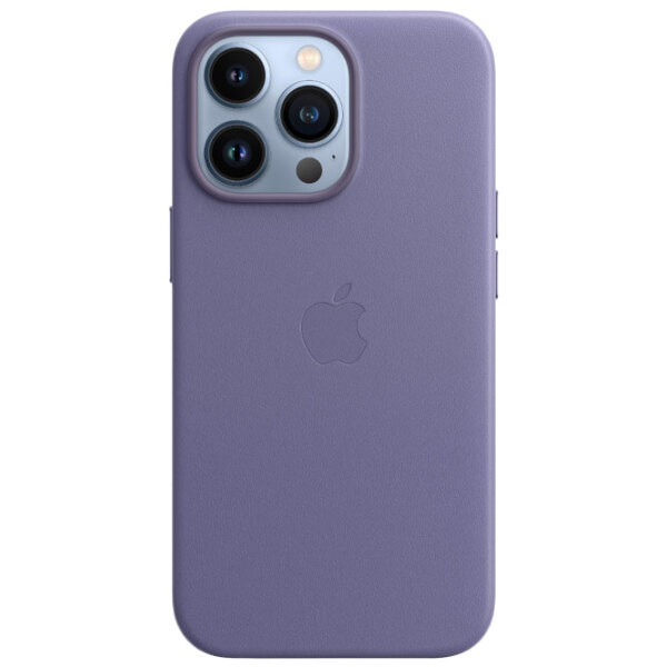 Husă pentru smartphone Apple iPhone 13 Pro Max (MM1P3ZM/ A) Wisteria Purple Apple, Piele, Back photo 2