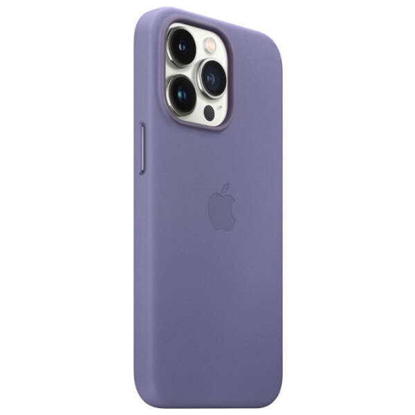 Husă pentru smartphone Apple iPhone 13 Pro Max (MM1P3ZM/ A) Wisteria Purple Apple, Piele, Back photo 3
