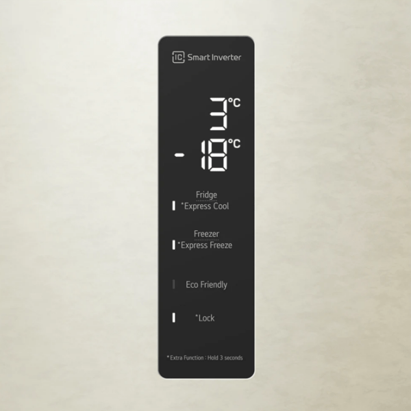 Frigider LG GA-B509SEUM Beige 277l/ No Frost, 107l/ No Frost, A++ photo 5