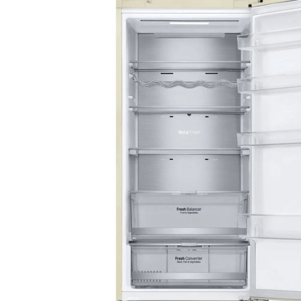 Frigider LG GA-B509SEUM Beige 277l/ No Frost, 107l/ No Frost, A++ photo 6