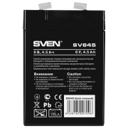 Acumulator pentru UPS Sven SV645 6 V 4.5 A Black 