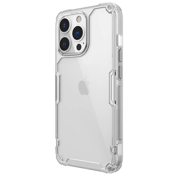 Husă pentru smartphone Apple iPhone 13 Pro (Nature Pro) Transparent White Nillkin, PC, Back photo 2