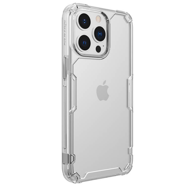 Husă pentru smartphone Apple iPhone 13 Pro (Nature Pro) Transparent White Nillkin, PC, Back photo 3