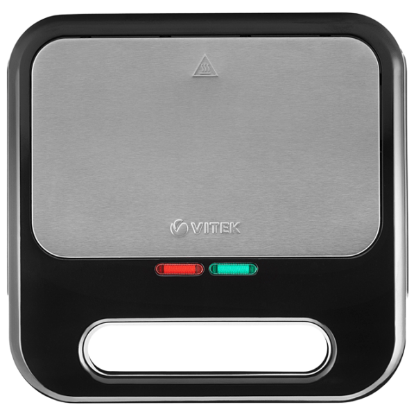 Aparat de vafe Vitek VT-7148 Black 800 W, Cantitatea de sandwich-uri: 4 photo 2