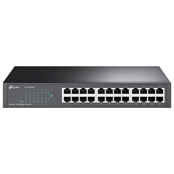 PoE Switch TP-Link TL-SF1024D Black 4.8 Gbit/ s photo 1