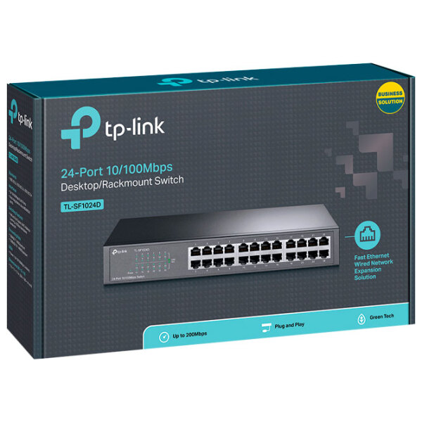 PoE Switch TP-Link TL-SF1024D Black 4.8 Gbit/ s photo 4
