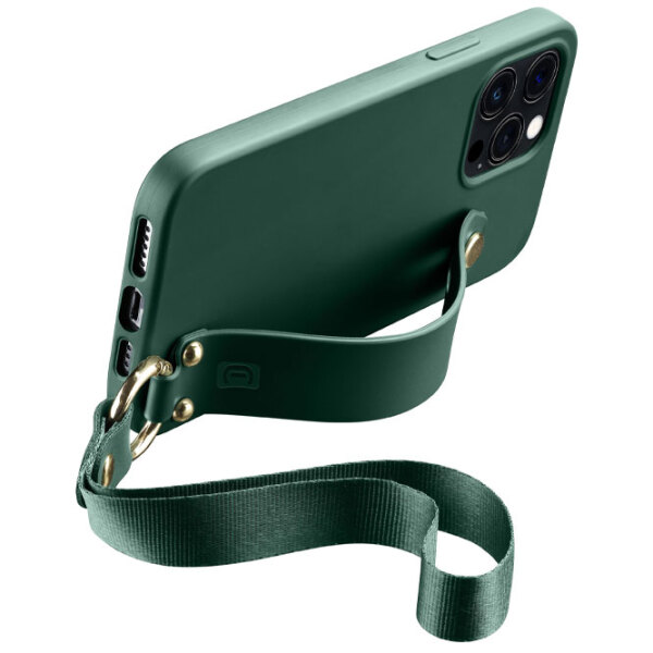 Чехол для смартфона Apple iPhone 13 Pro (HANDYCASEIPH13PROG) Зелёный Cellularline, , Back photo 4