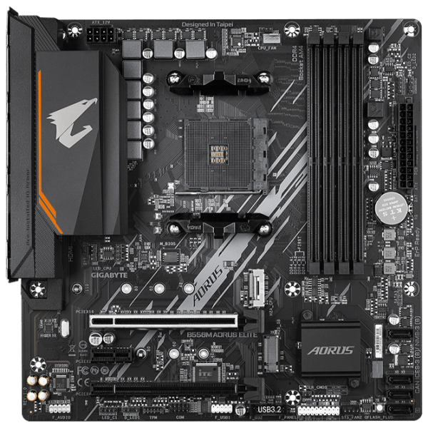 Материнская плата Gigabyte B550M AORUS ELITE 1.1 mATX  photo 1