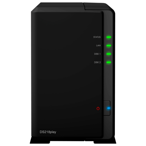 DiscStation Synology DS218play Black  photo 1