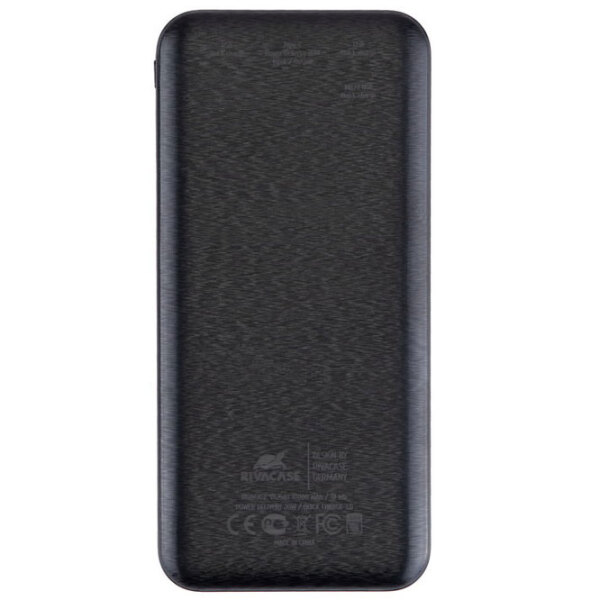 Power Bank 10000 mAh RivaCase VA2540 (20 W) Black  photo 2