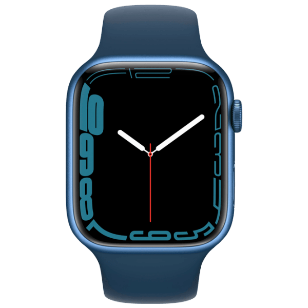 Умные часы Apple Watch Series 7 (MKN83WB/ A) Синий, Abyss Blue Sport | 45 мм | Алюминий/ Фторэластомер
| MKN83WB/ A photo 2
